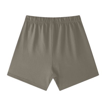 Earth Tone Loose Fit Cotton Shorts