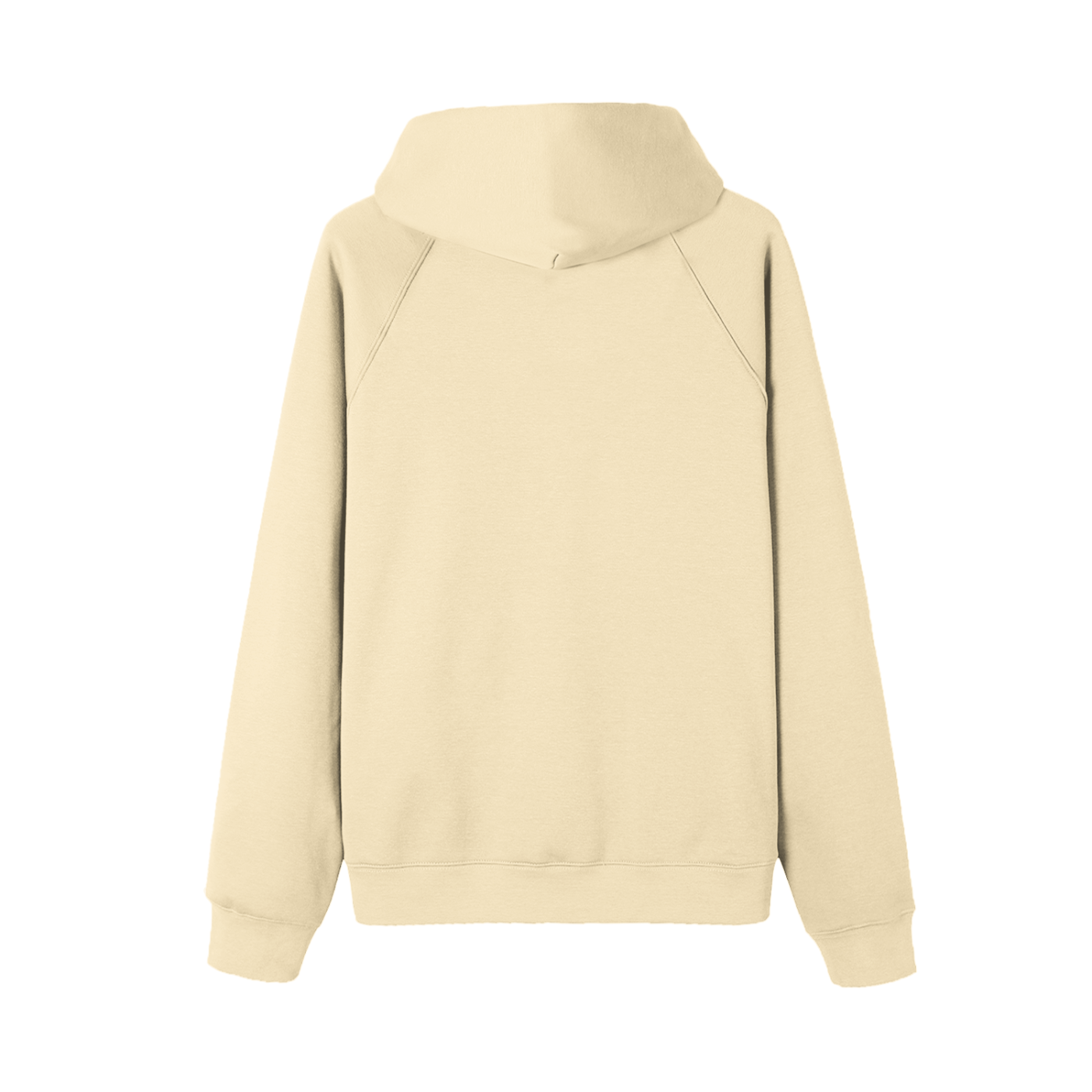 essential raglan sleeve fleece hoodie
