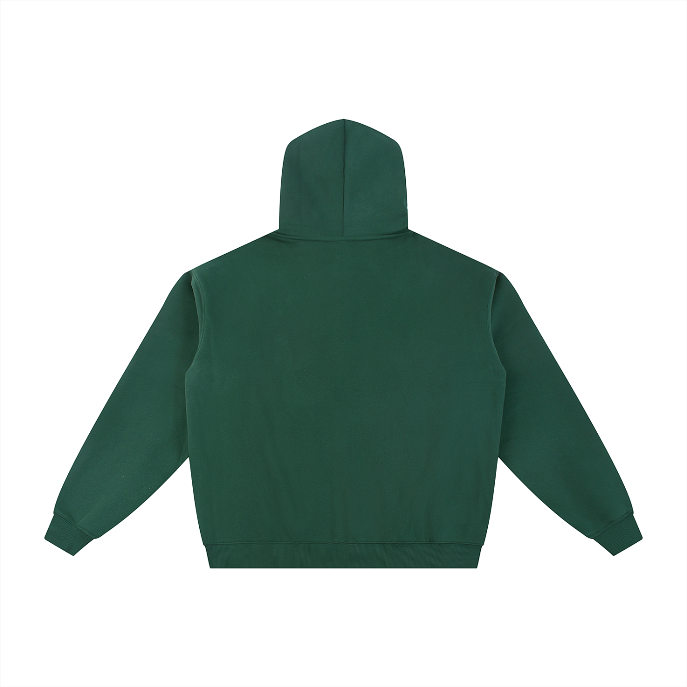 essential fleece zip-through hoodie