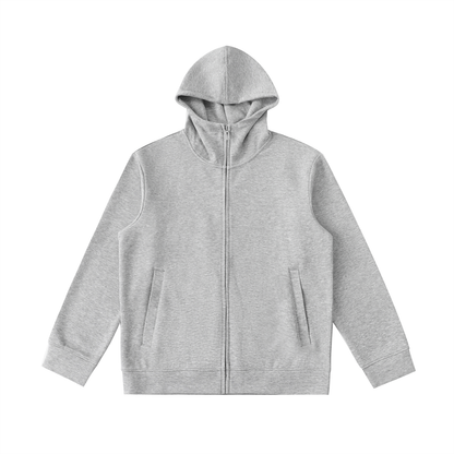 Essential Heavyweight High Neck Zip-Up Hoodie
