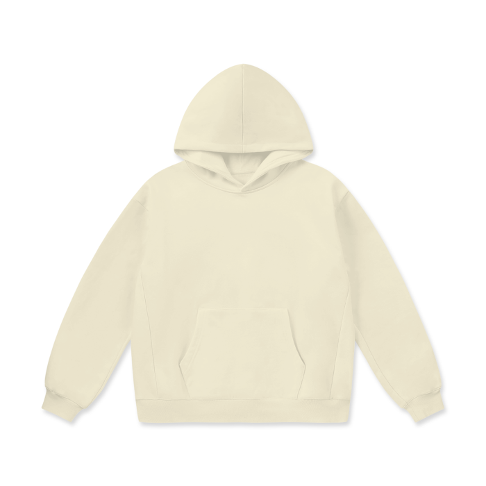 oversized heavyweight fleece hoodie 460 gsm