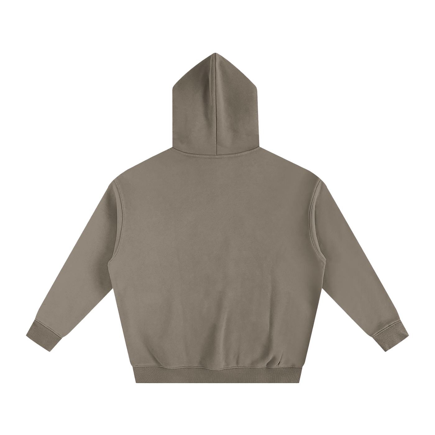 oversize fleeced hoodie