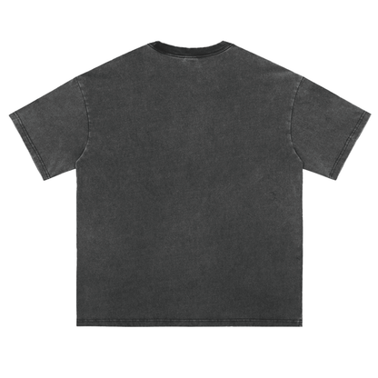Vintage Washed Loose Fluffy T-Shirt