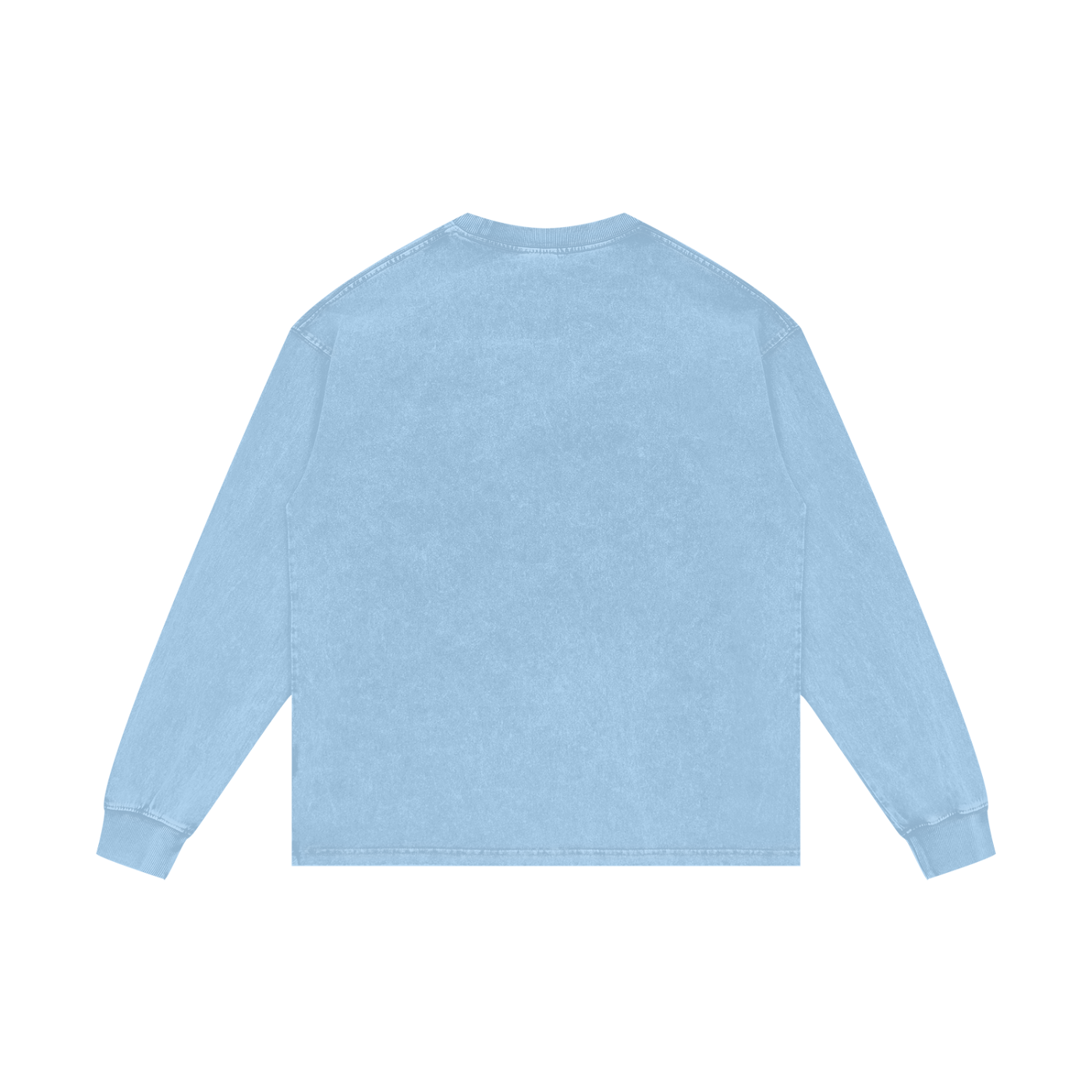 acid wash oversize long sleeve t-shirt