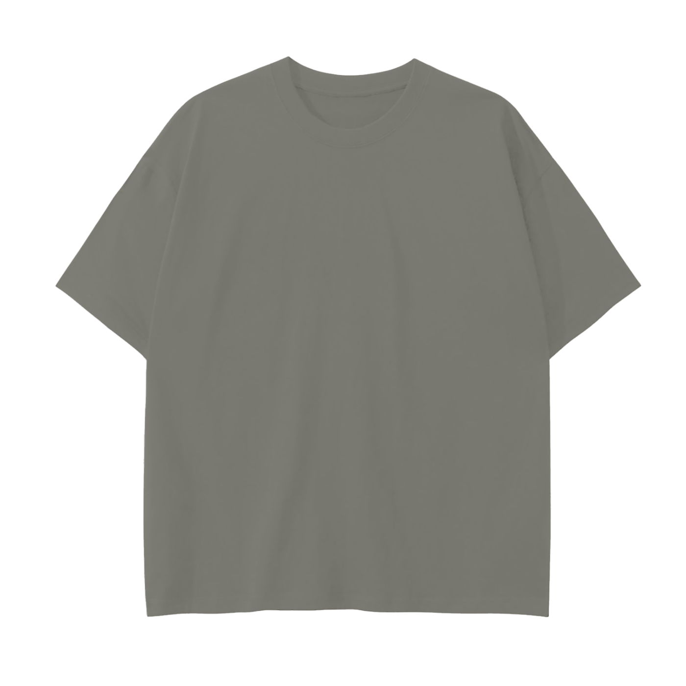 drop shoulder cotton t-shirt
