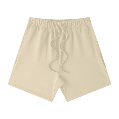 Earth Tone Loose Fit Cotton Shorts