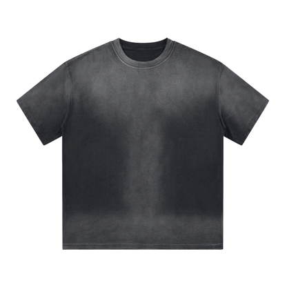 “I” Shaped Monkey Washed Drop Shoulder T-Shirt 300 GSM