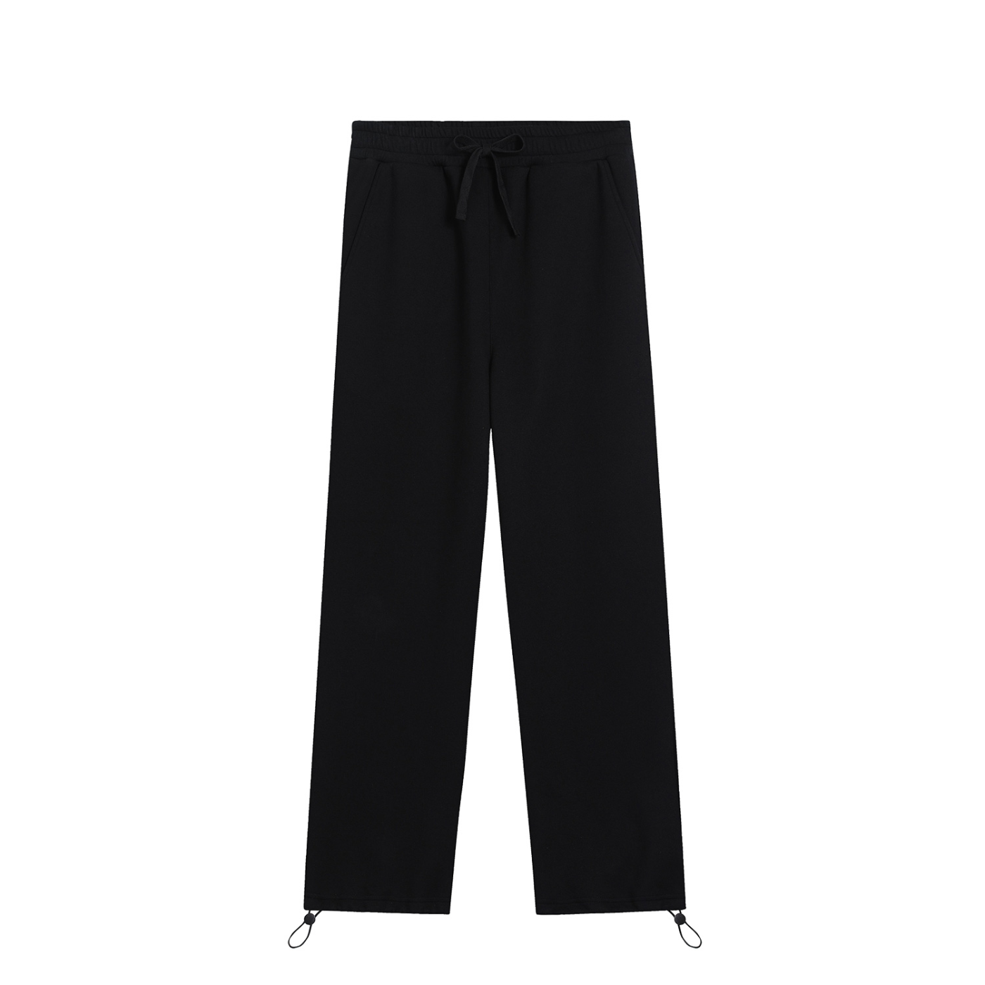 essential drawstring straight-leg joggers