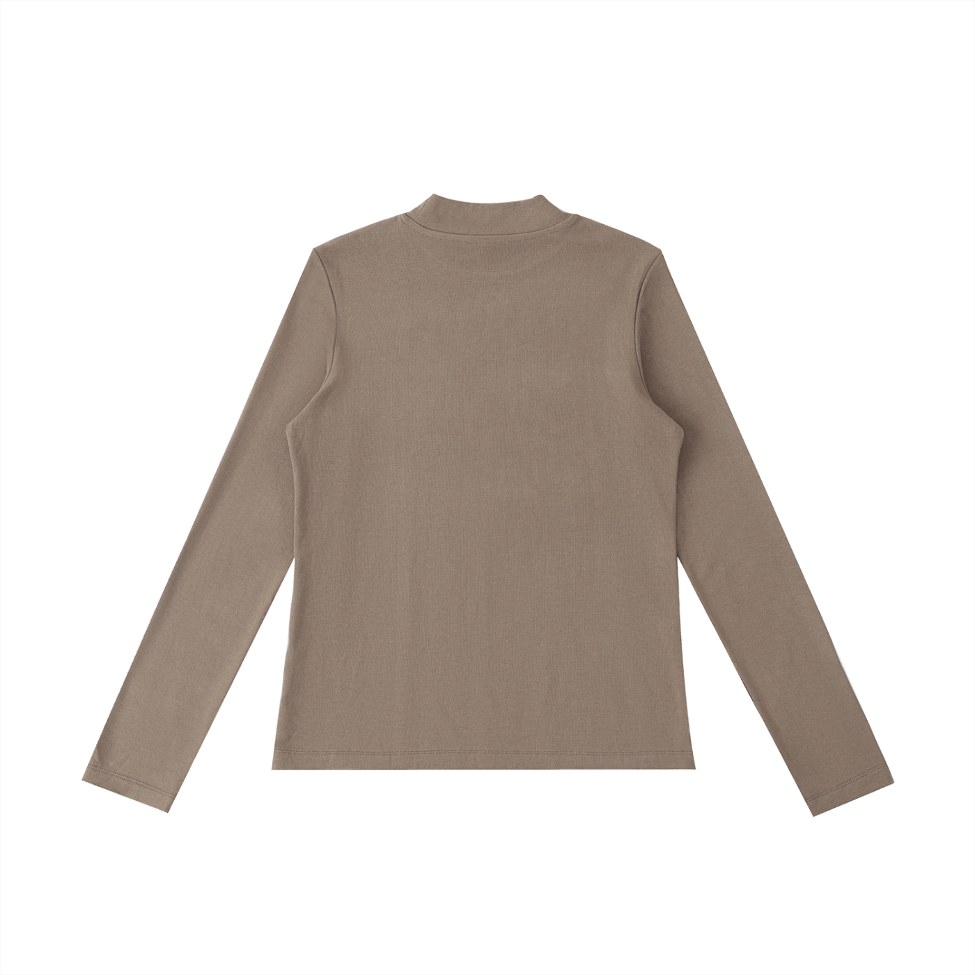 essential mock neck long sleeve t-shirt