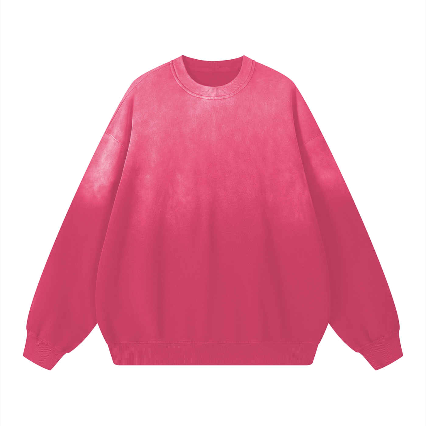 sunfade drop-shoulder cotton sweatshirt