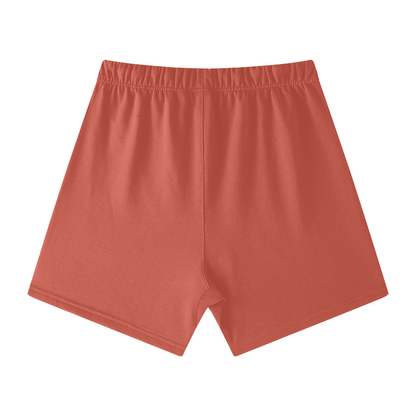 Earth Tone Loose Fit Cotton Shorts