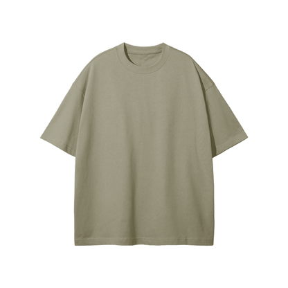 Streetwear Earth Tone Heavyweight Loose Fit FOG T-Shirt 275 GSM