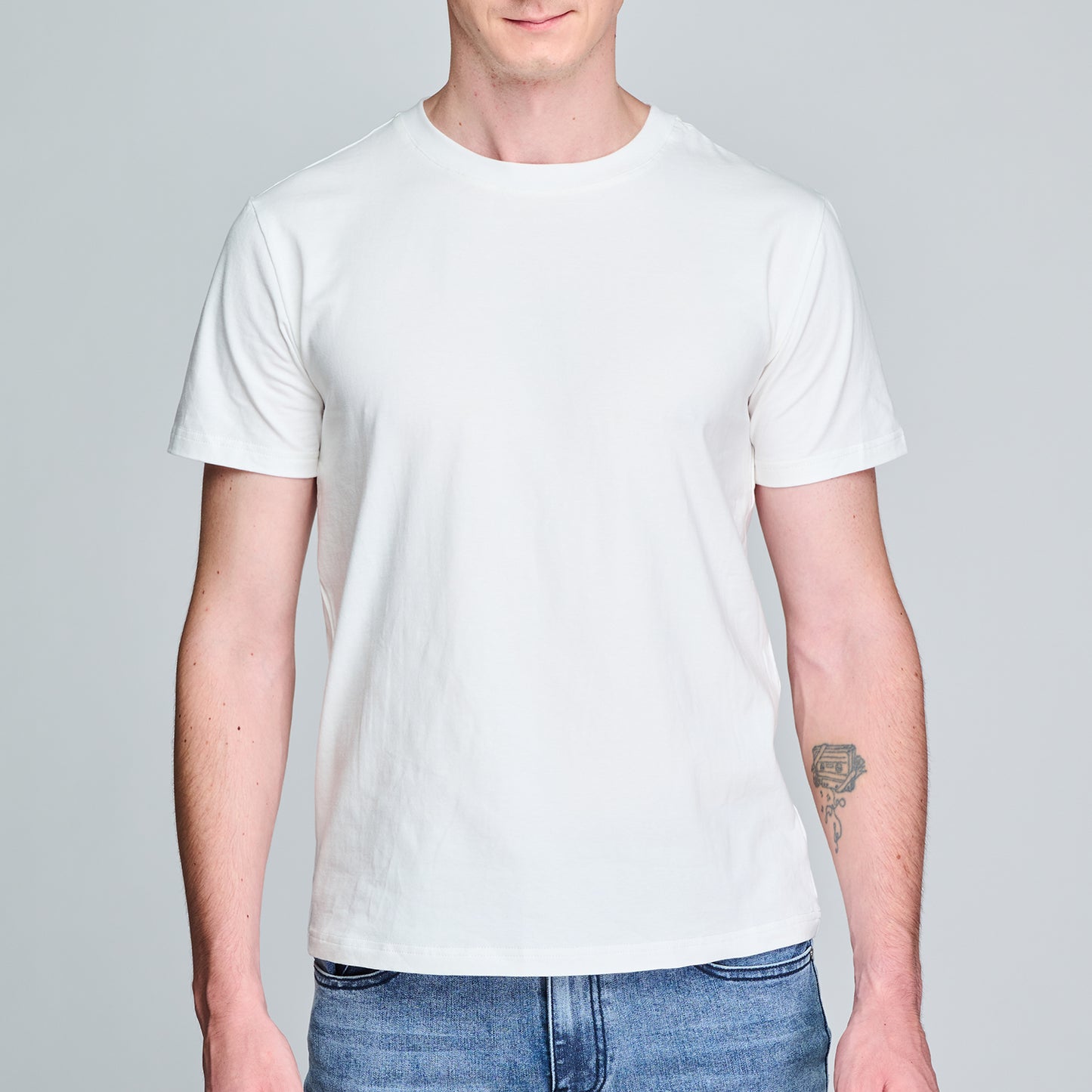 classic crew neck cotton t-shirt