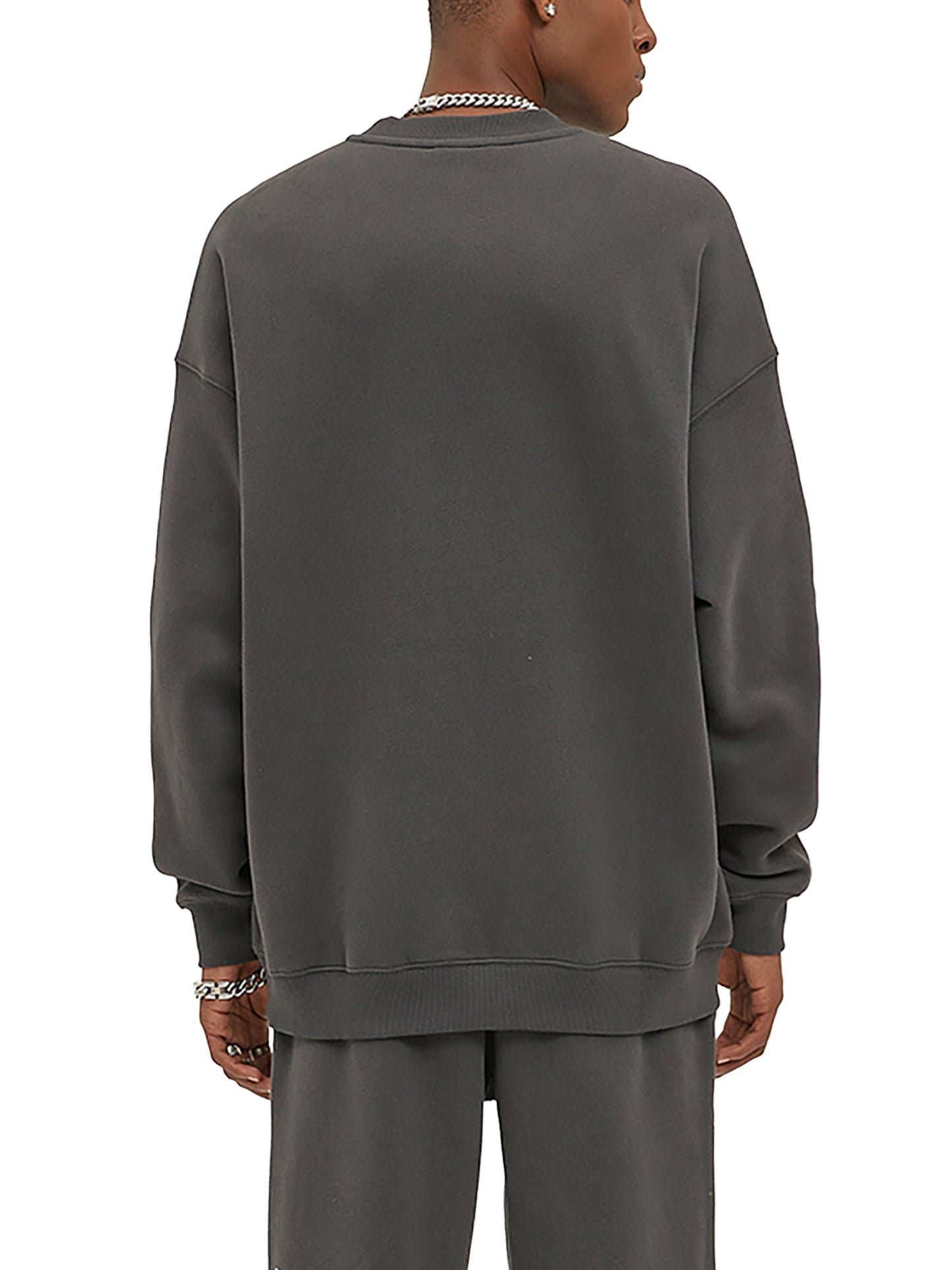 fleeced sweatshirt