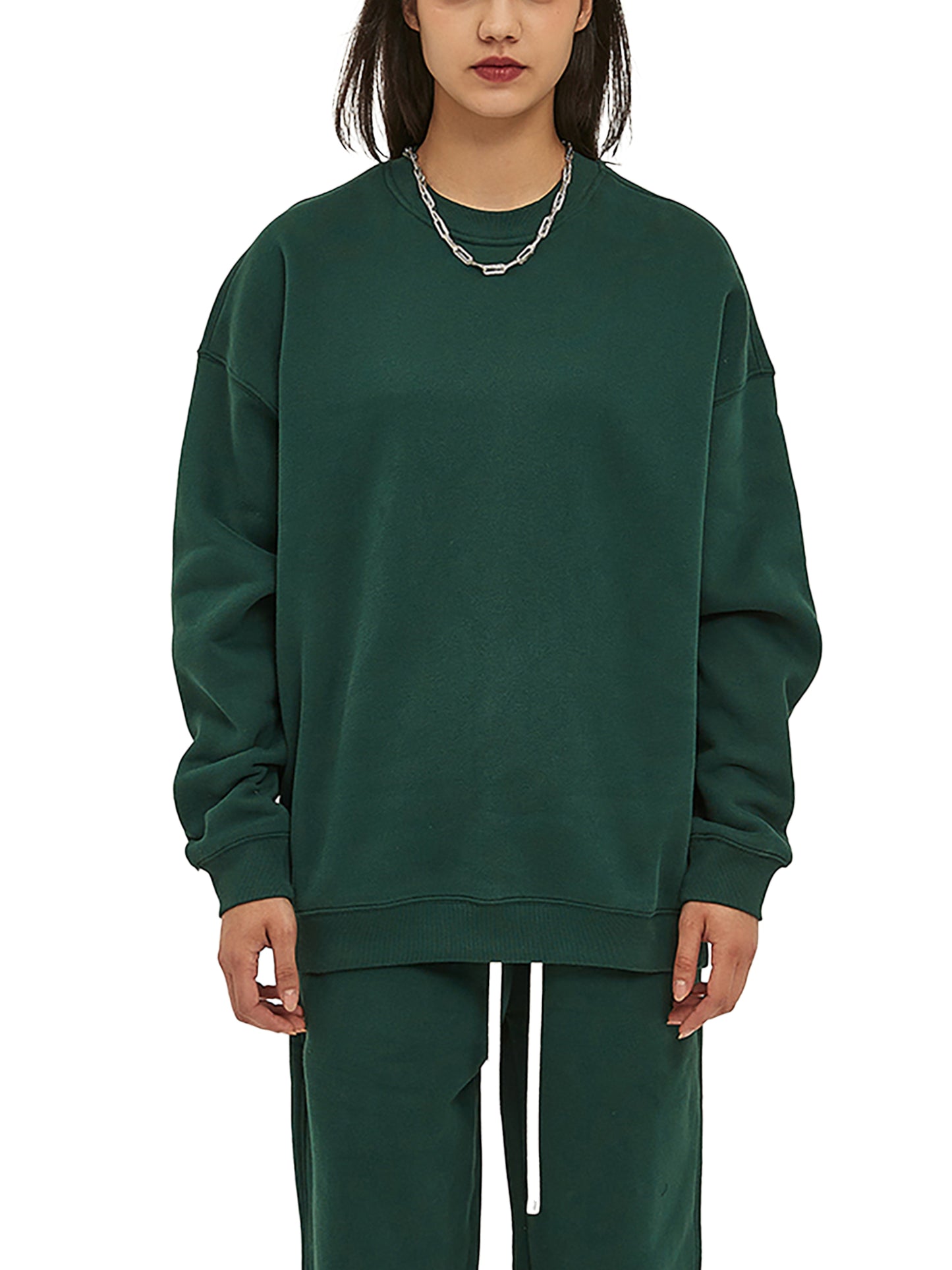 fleeced sweatshirt