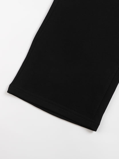 Loose Fit Fleece Straight Leg Joggers