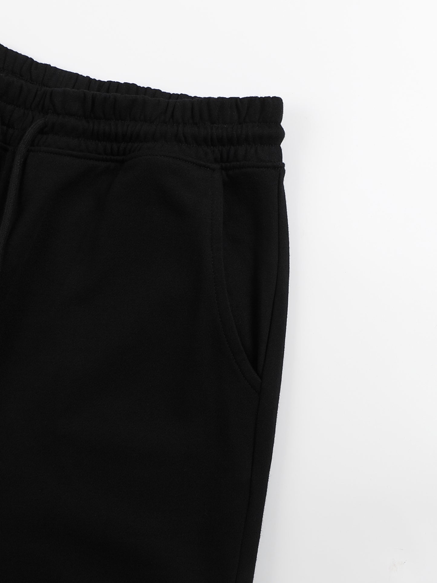 100% cotton fleece straight wide leg joggers 280 gsm