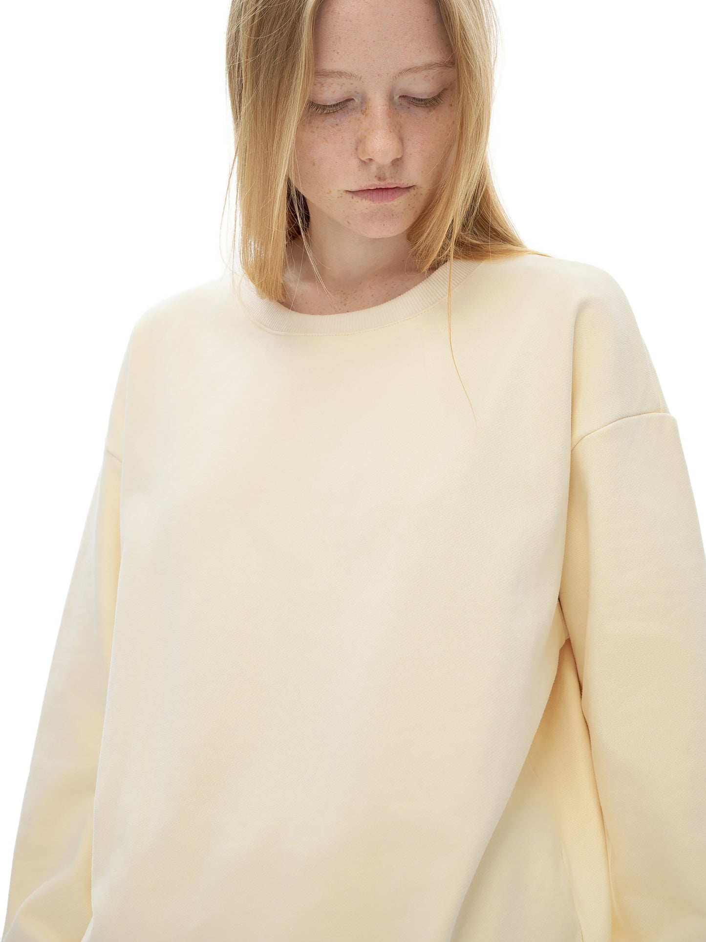 heavyweight drop shoulder sweatshirt