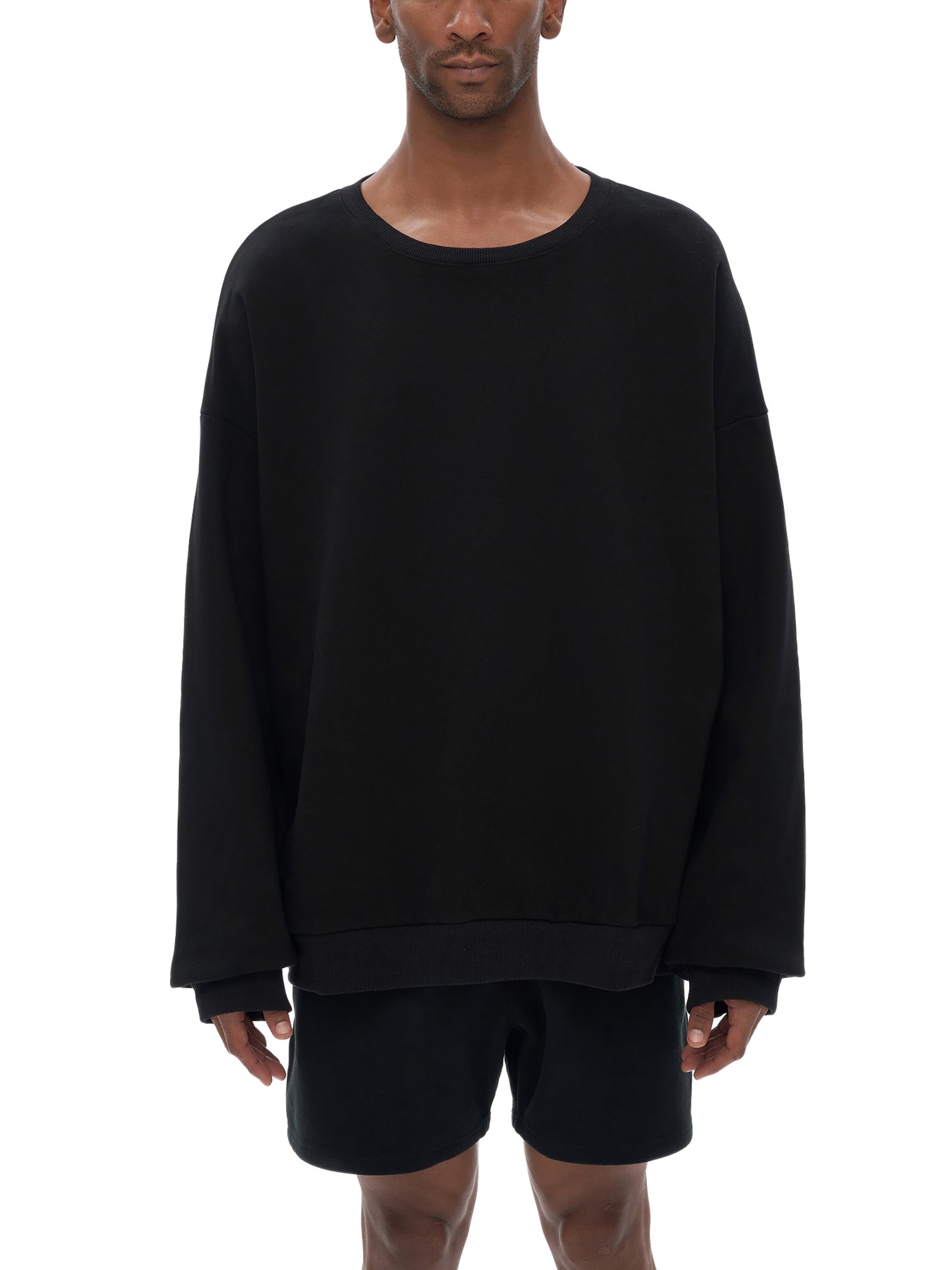 heavyweight drop shoulder sweatshirt