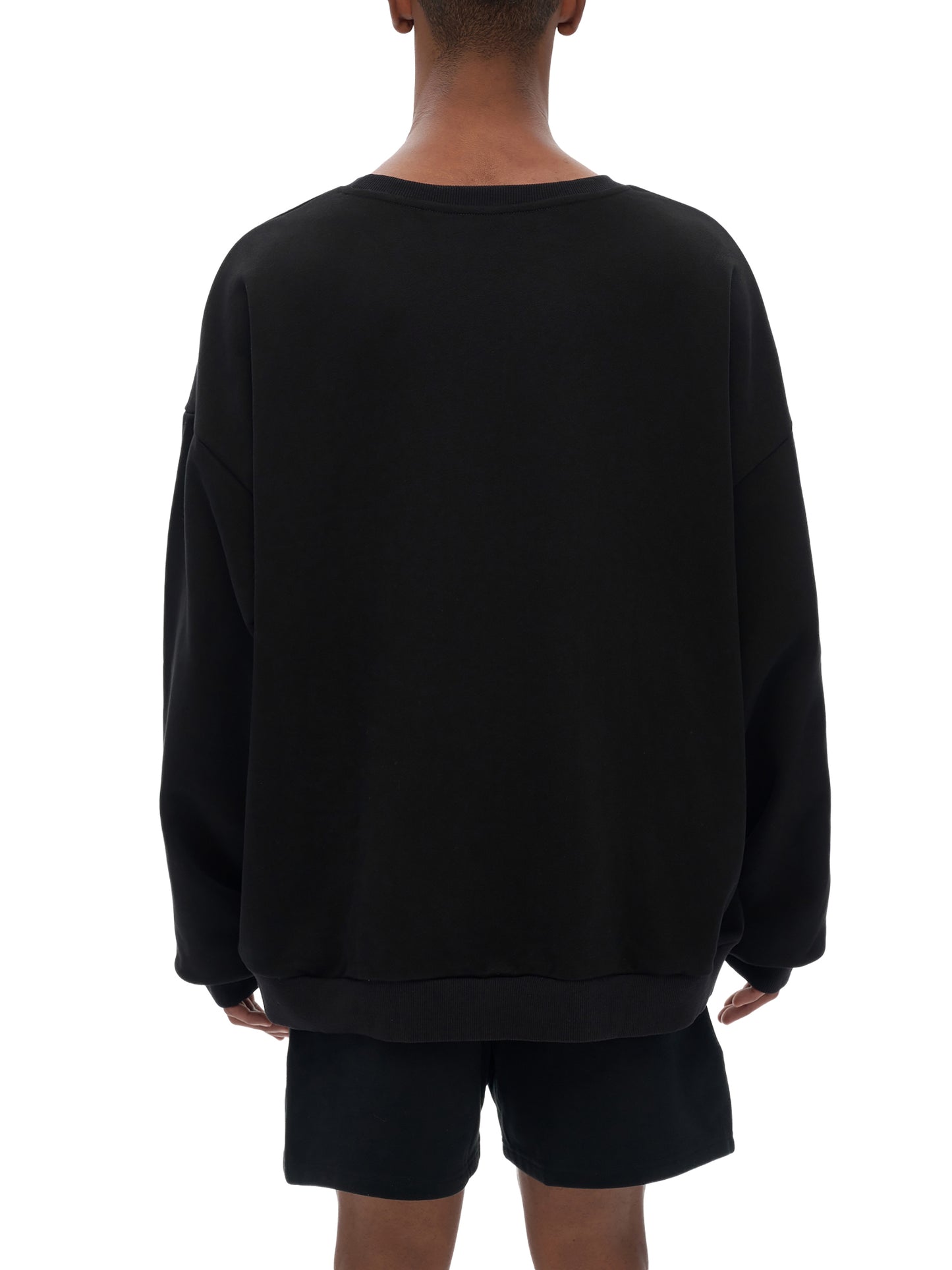 streetwear heavyweight drop shoulder oversized sweatshirt 460 gsm