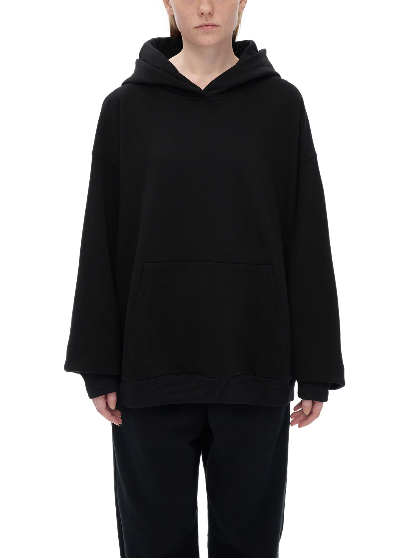 oversize heavyweight fleece hoodie
