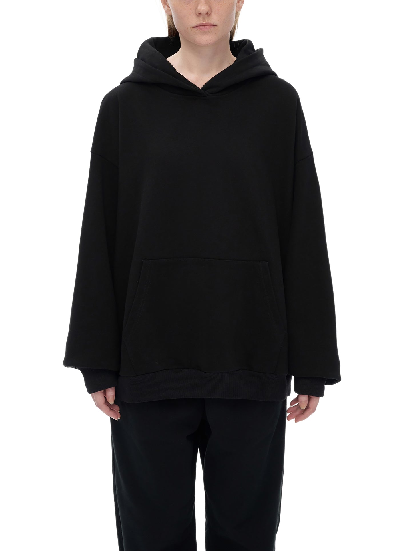 oversized heavyweight fleece hoodie 460 gsm