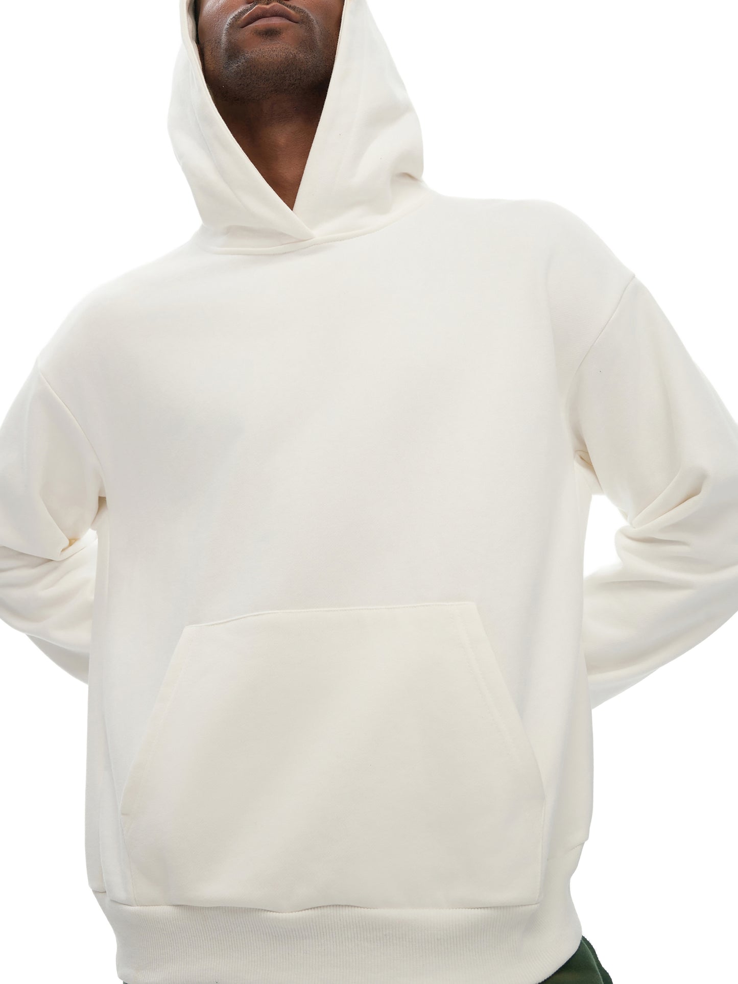 oversized heavyweight fleece hoodie 460 gsm