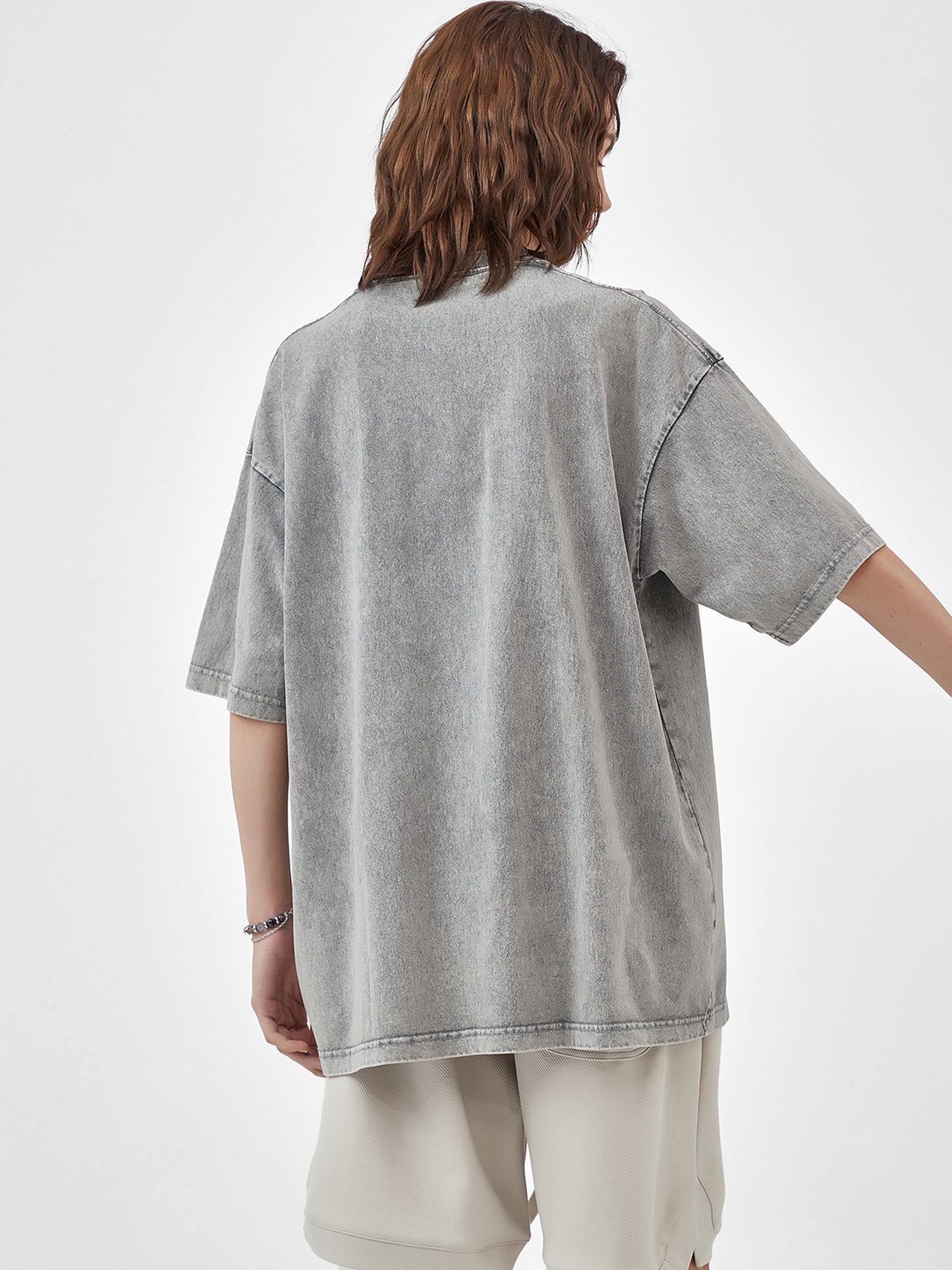 acid wash oversized t-shirt 250 gsm