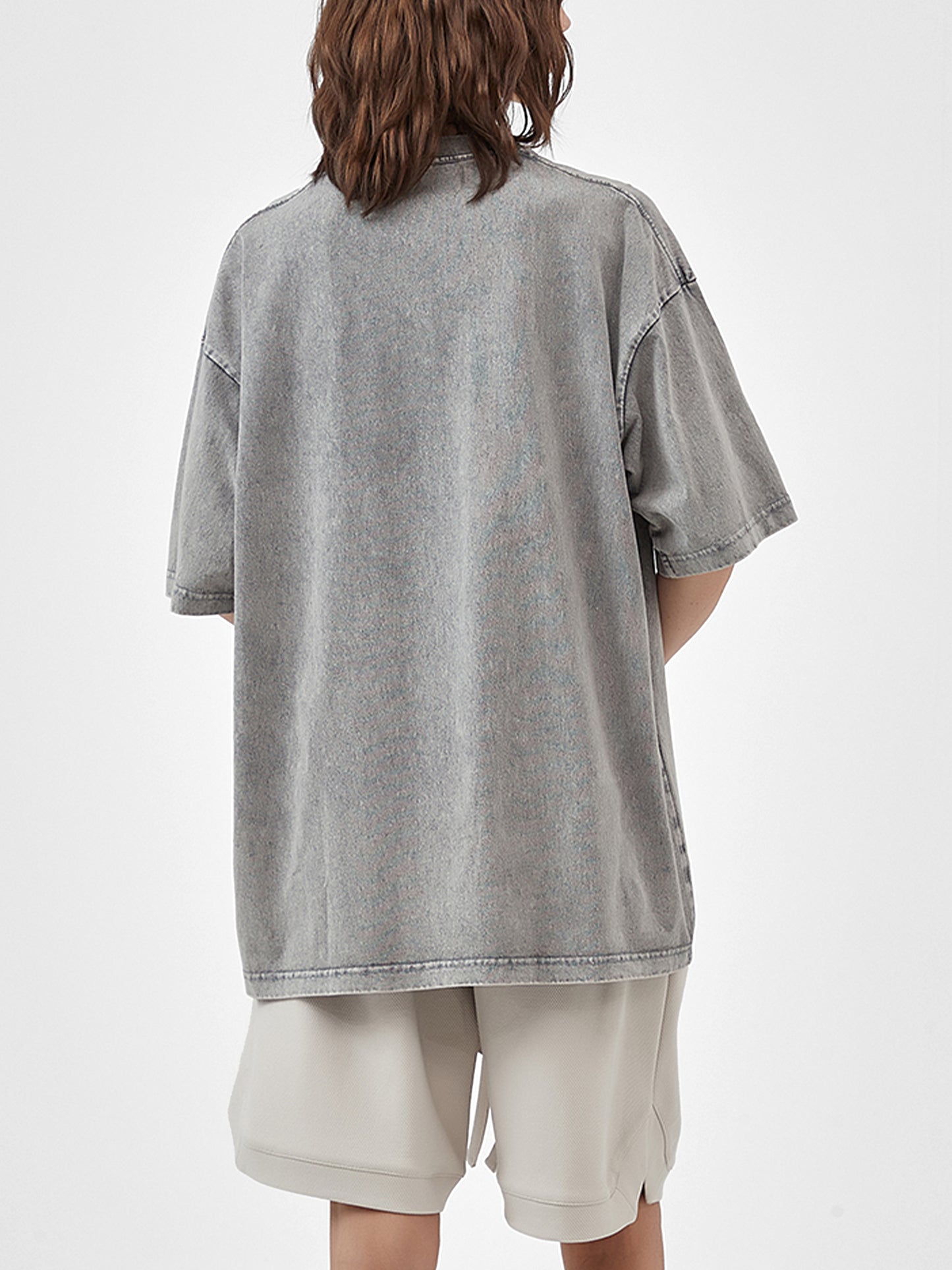 acid wash oversized t-shirt 250 gsm