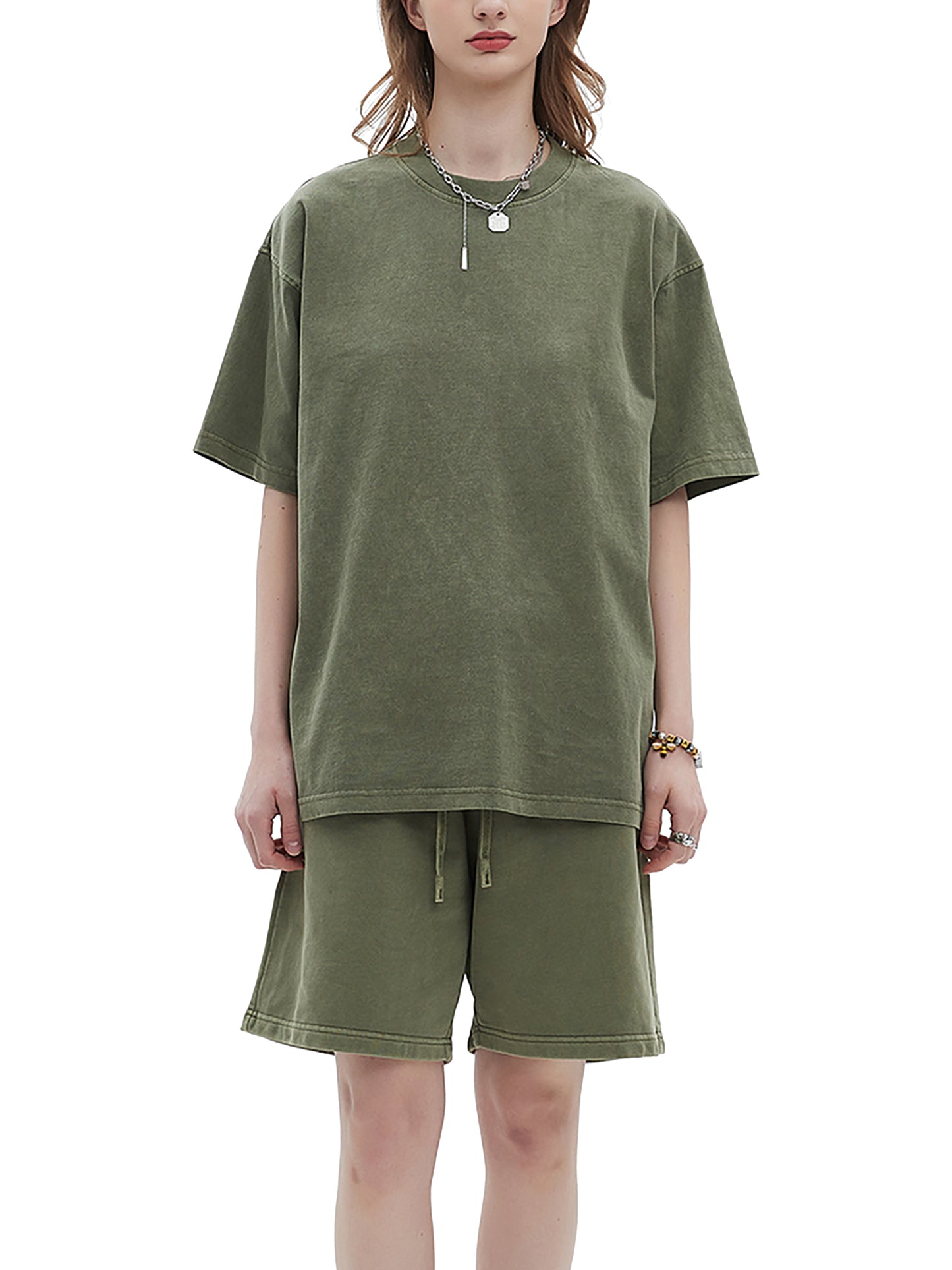 enzyme washed t-shirt