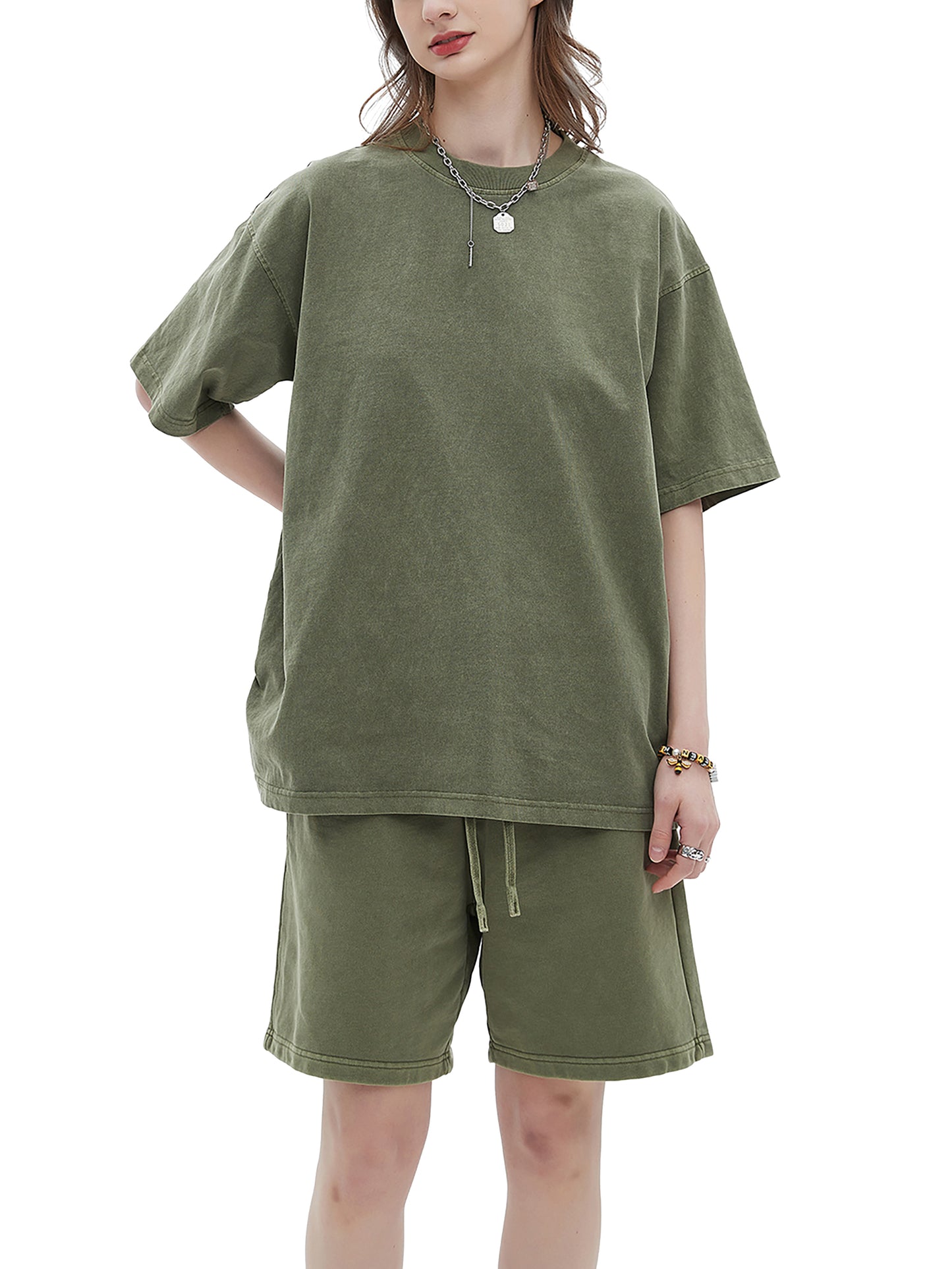 enzyme washed t-shirt