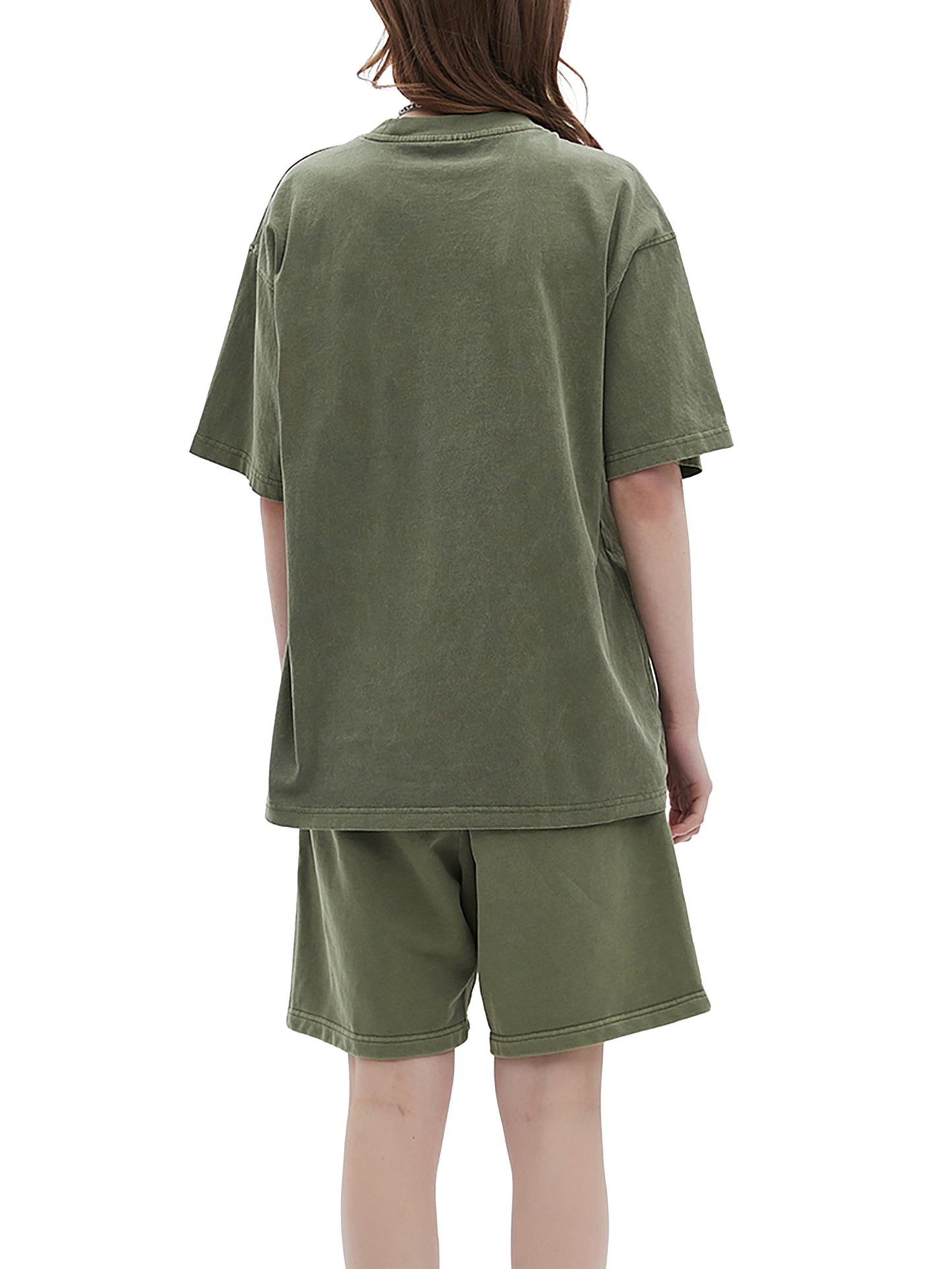 enzyme washed t-shirt