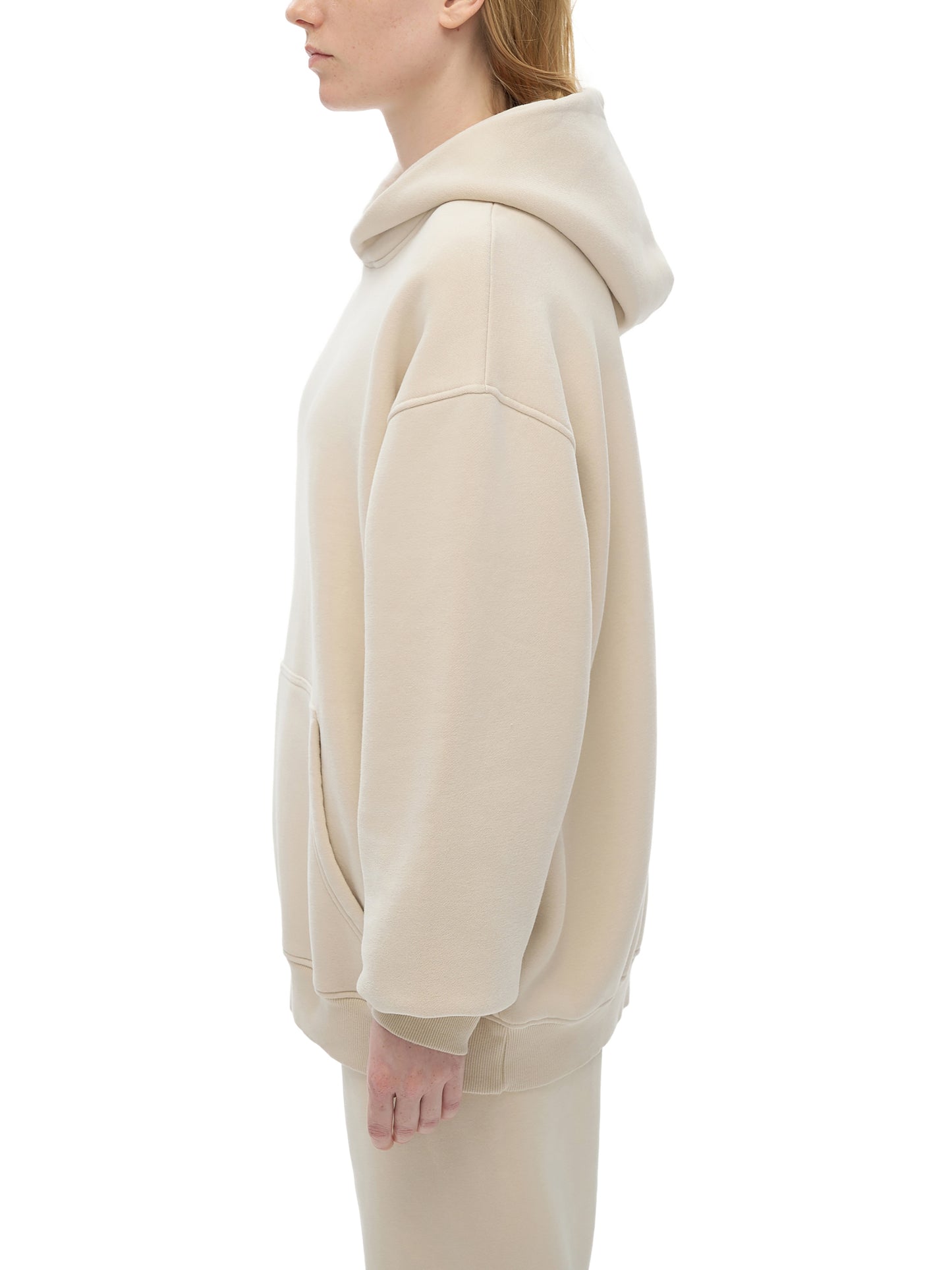 sunfade fleeced hoodie