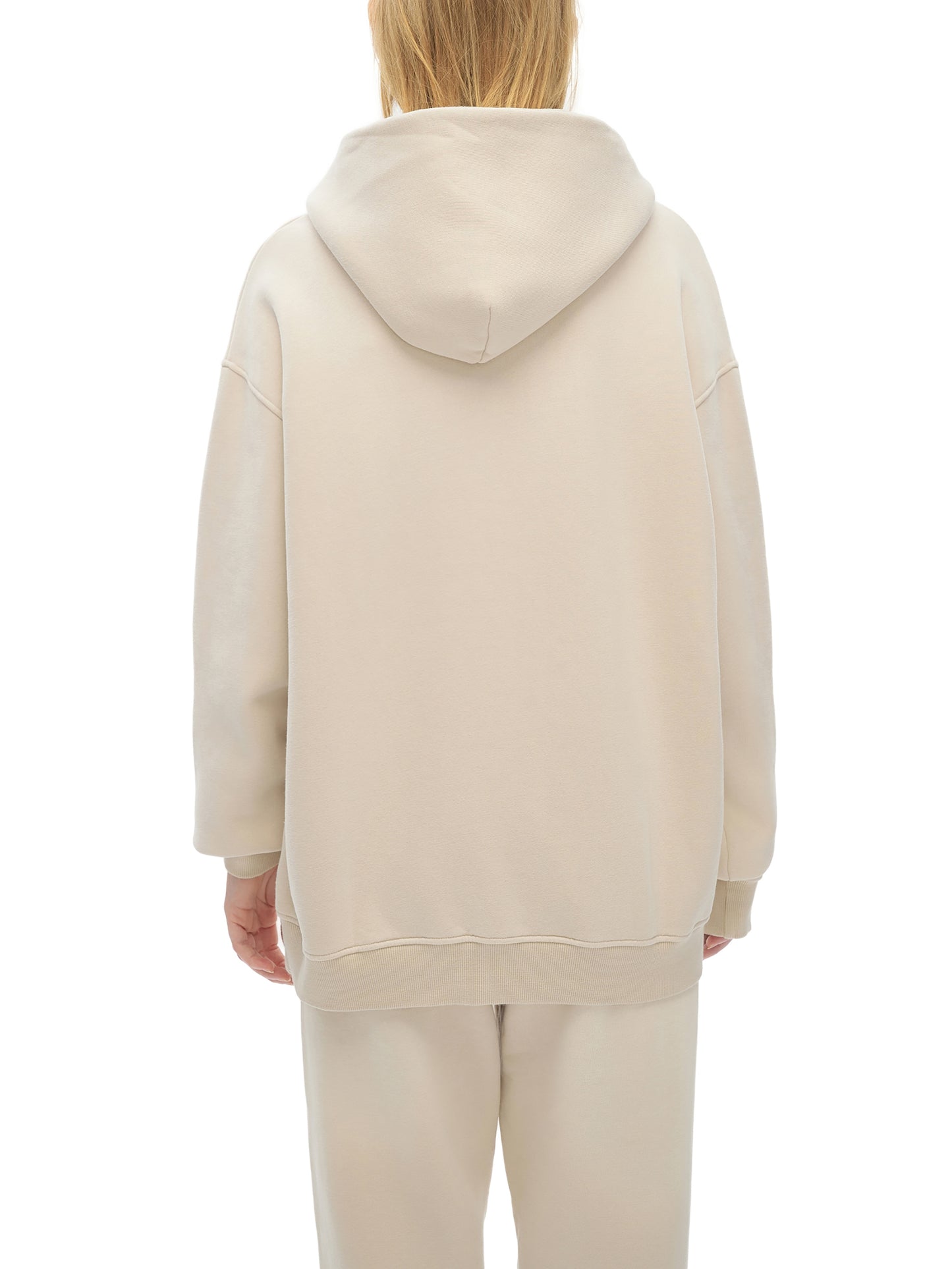 sunfade fleeced hoodie