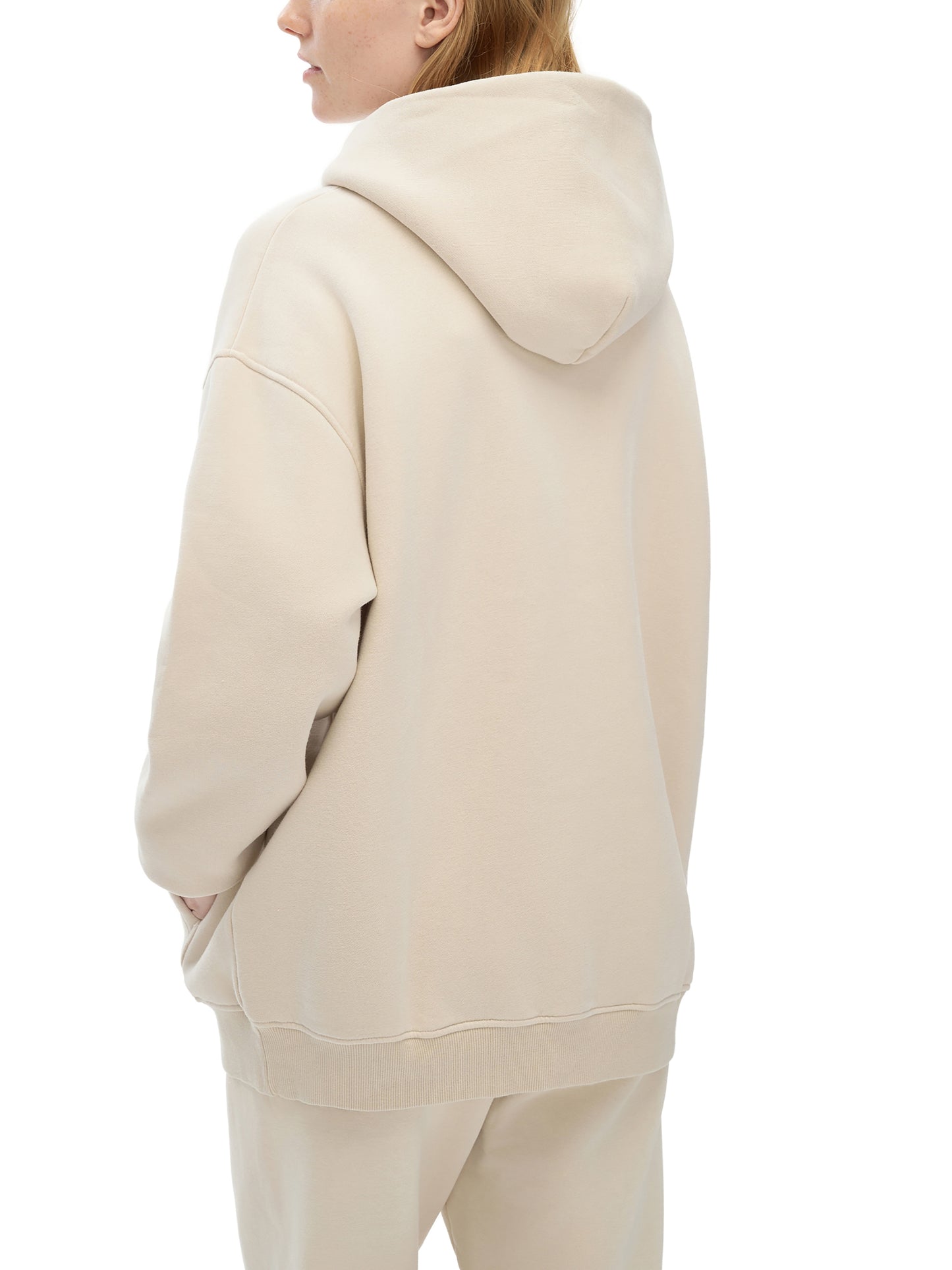 sunfade fleeced hoodie