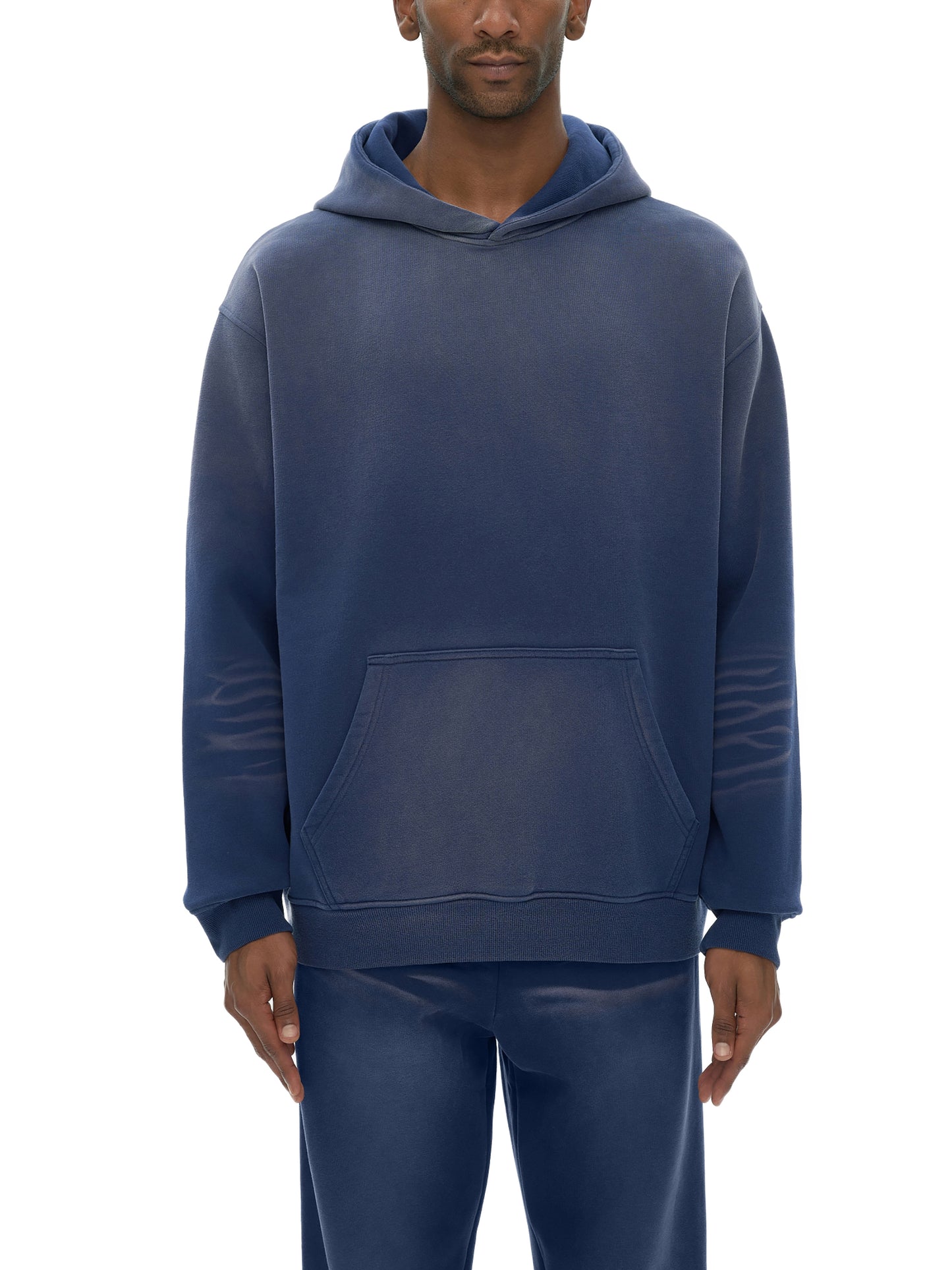 sunfade fleeced hoodie