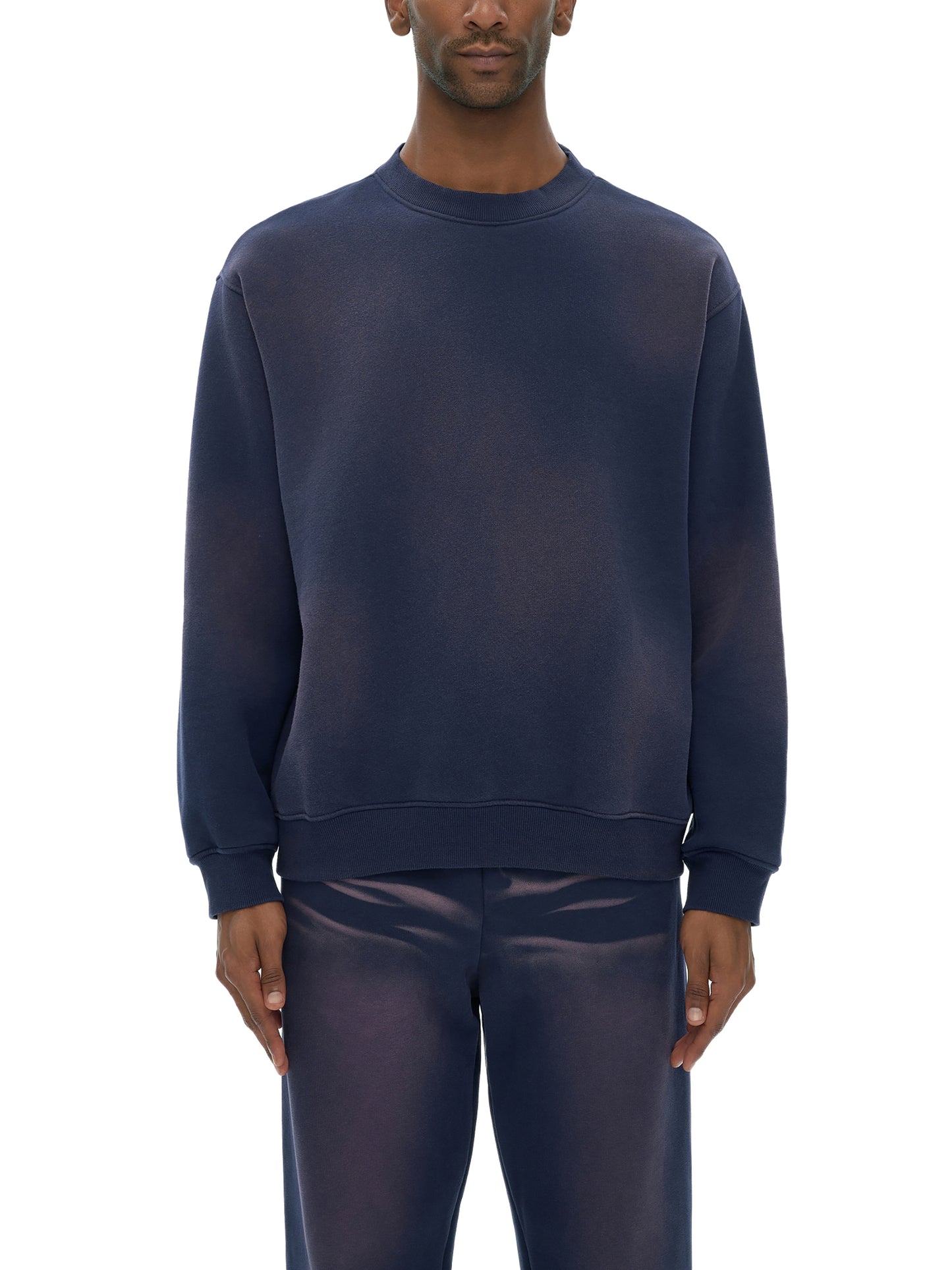 sunfade fleeced sweatshirt