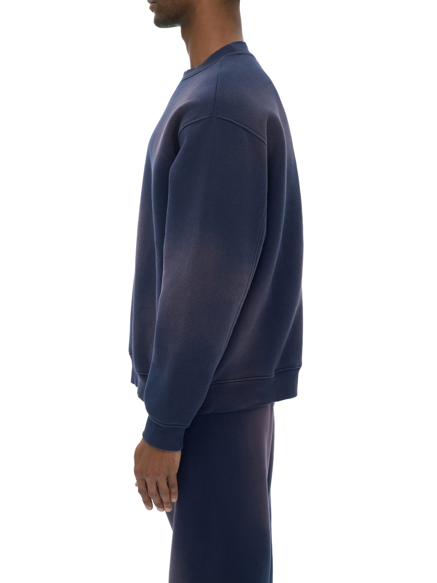 sunfade fleeced sweatshirt