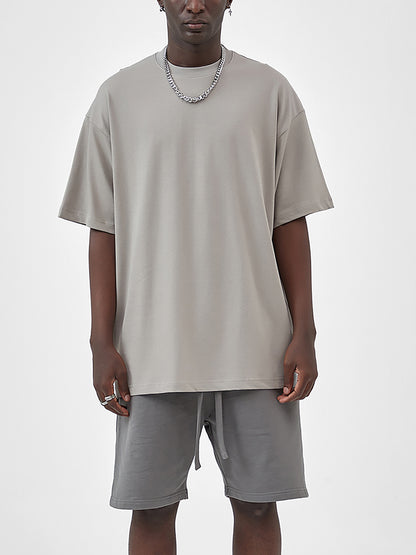 Streetwear Solid Colour Loose Fit FOG T-Shirt 230 GSM