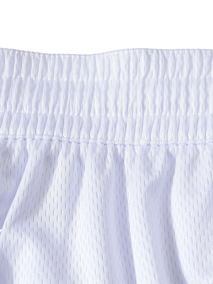 Classic Stripe Trim Zip Pocket Sports Shorts 160 GSM