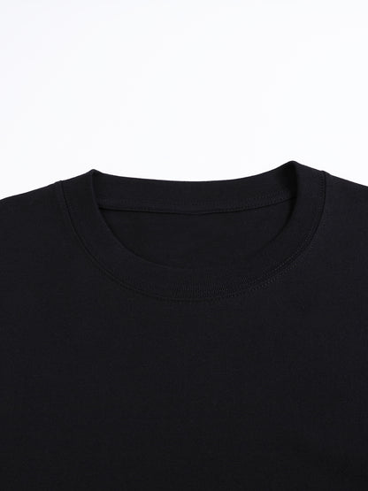 Drop Shoulder Cotton T-Shirt
