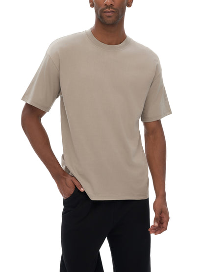 Drop Shoulder Cotton T-Shirt