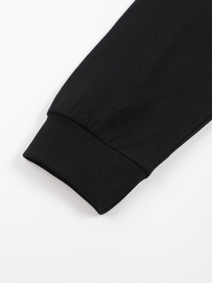 Crew Neck Drop Shoulder Long Sleeve Shirt