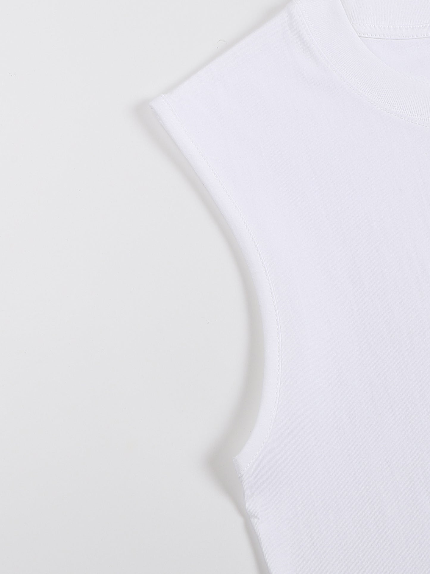 sleeveless cotton tank top