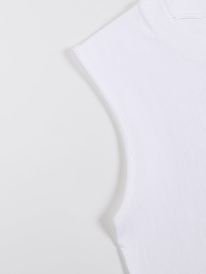 Sleeveless Cotton Tank Top