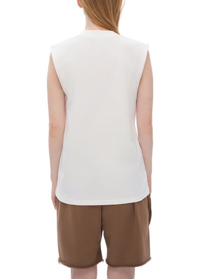 Sleeveless Cotton Tank Top