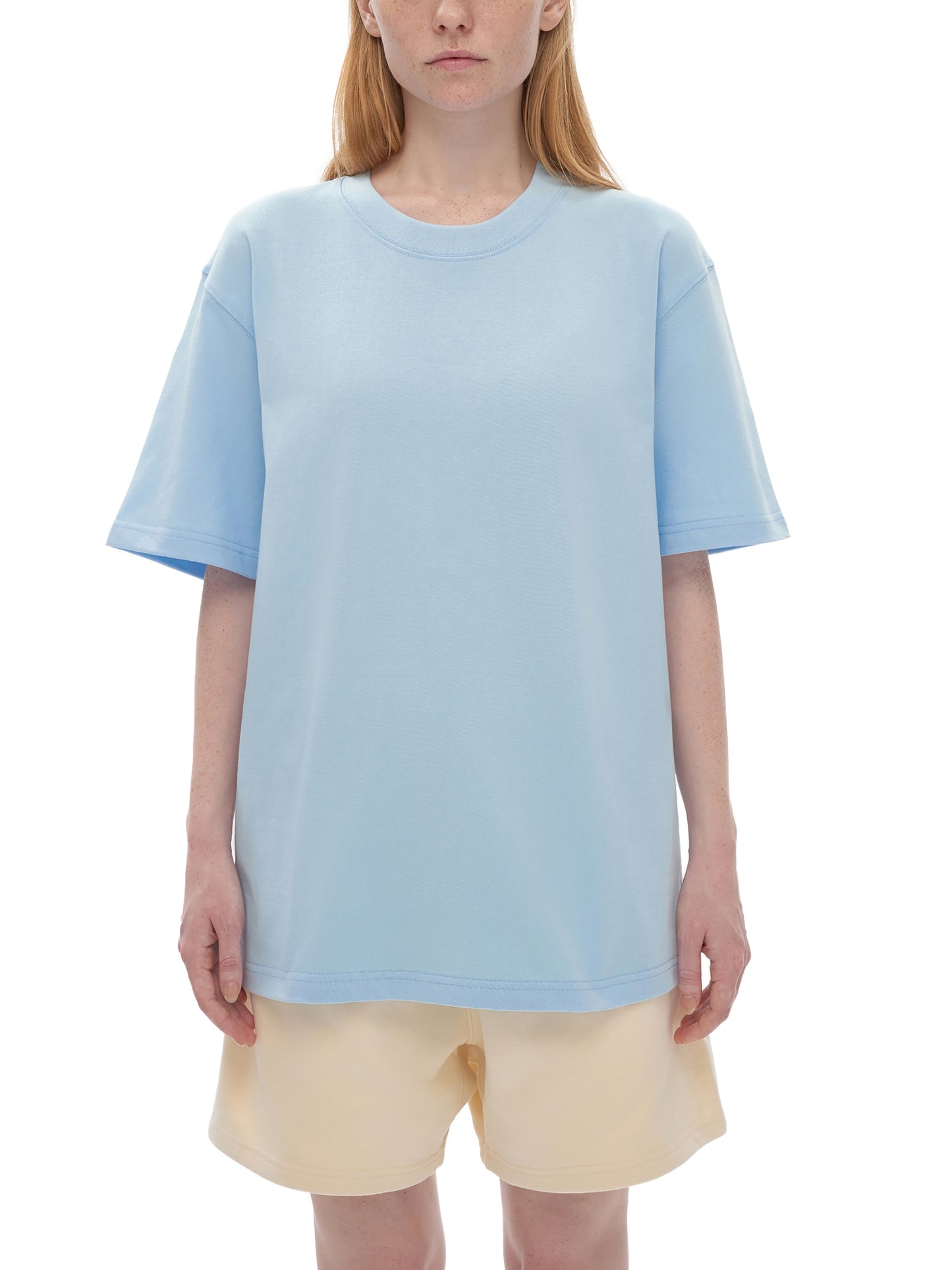 heavyweight drop shoulder cotton t-shirt