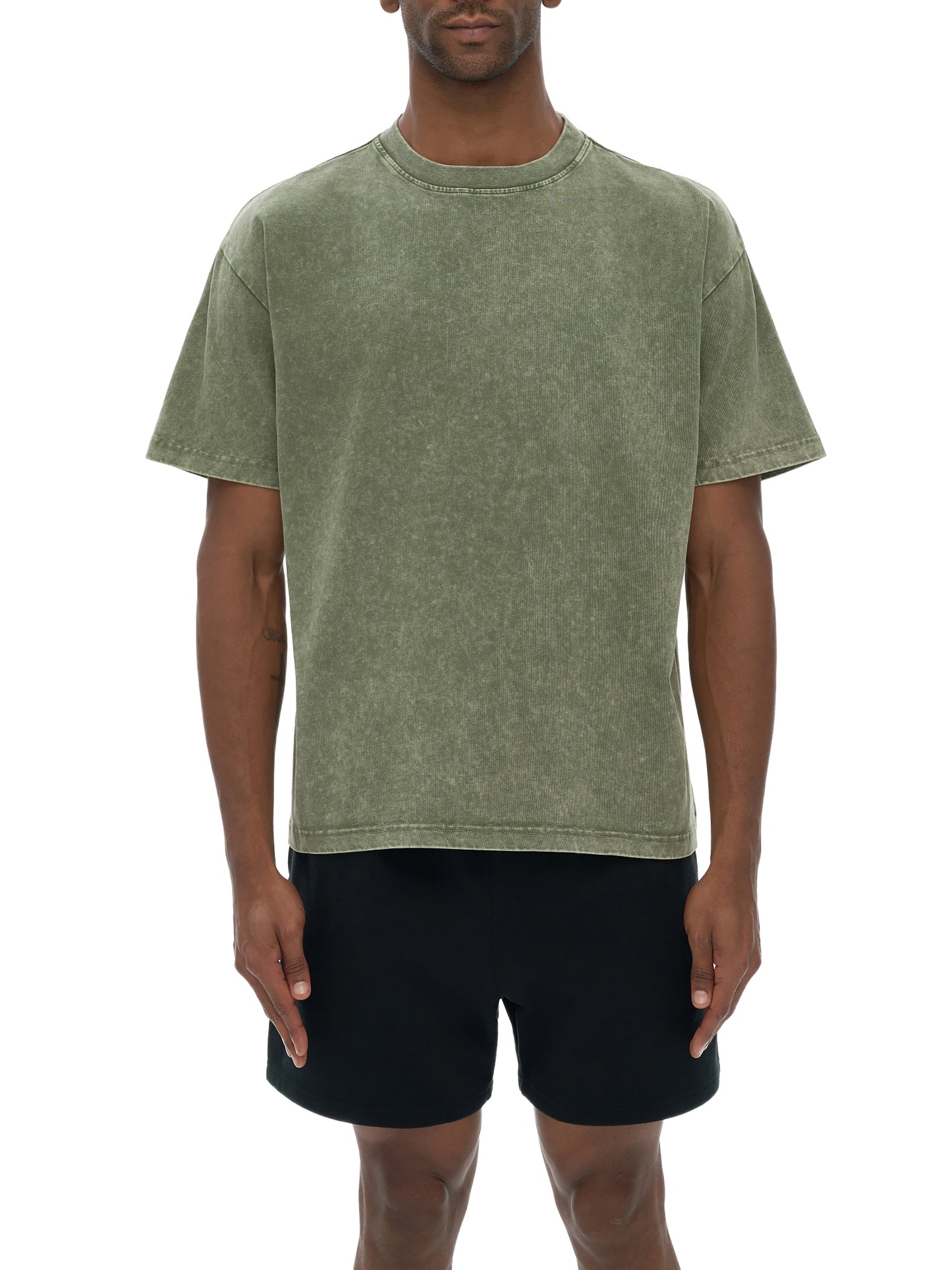 acid washed heavyweight oversize t-shirt