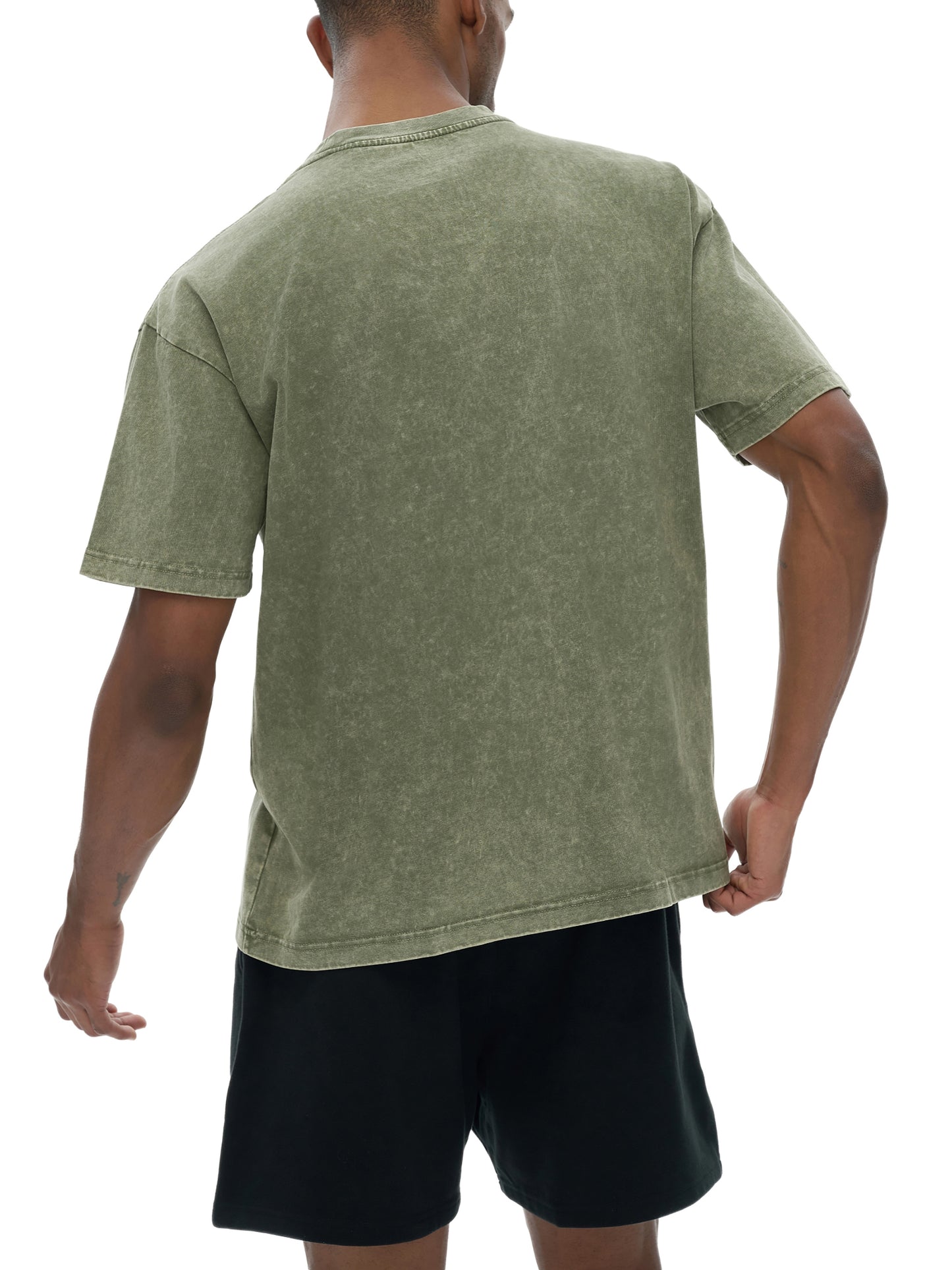 acid washed heavyweight oversize t-shirt