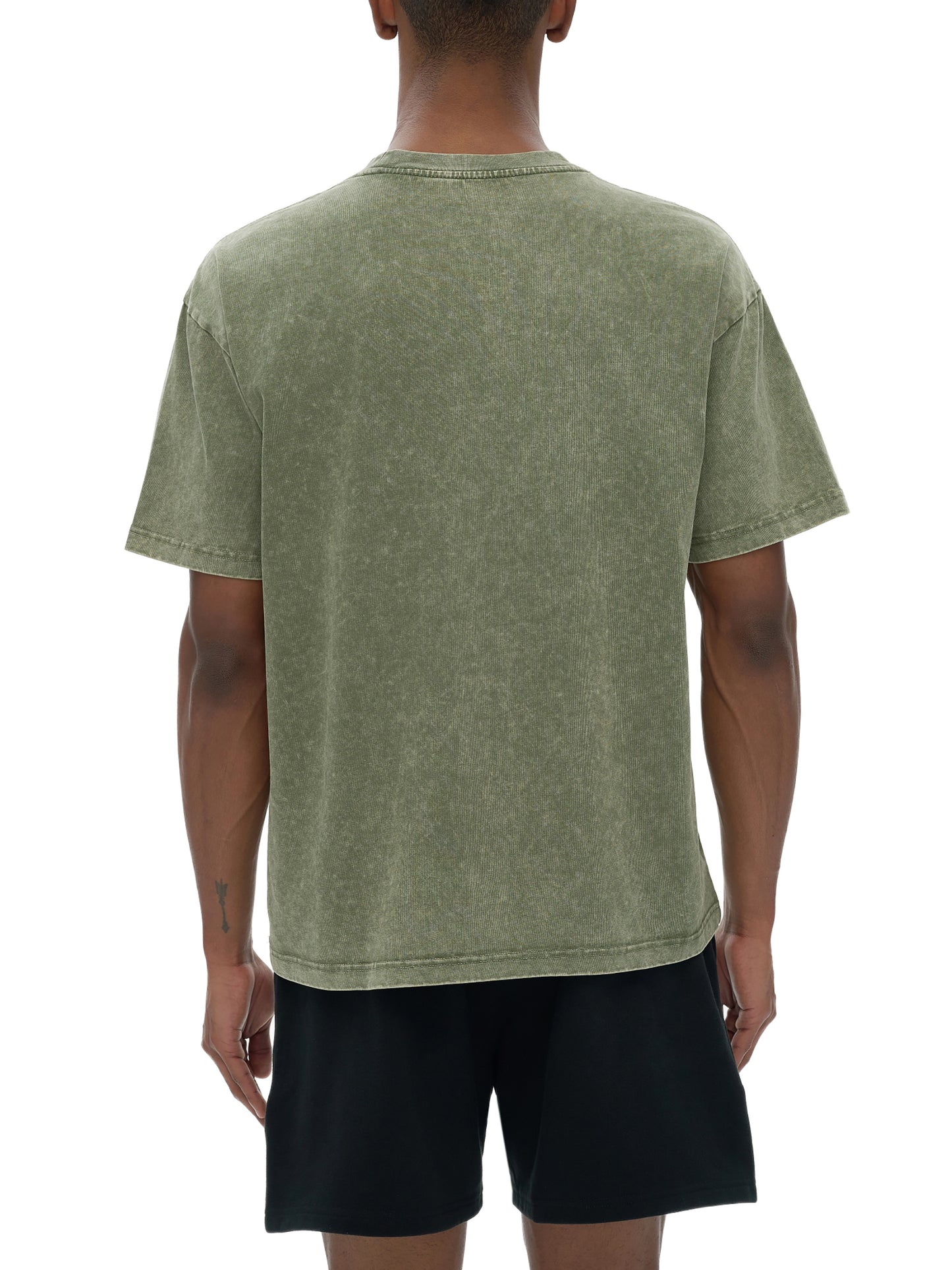 acid washed heavyweight oversize t-shirt